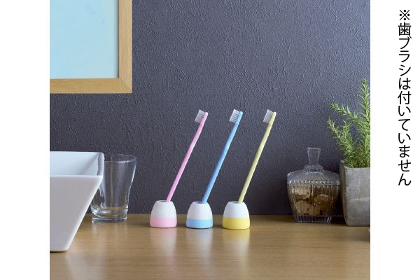 【ネット限定】多孔質セラミックハブラシスタンド　　　ピンク