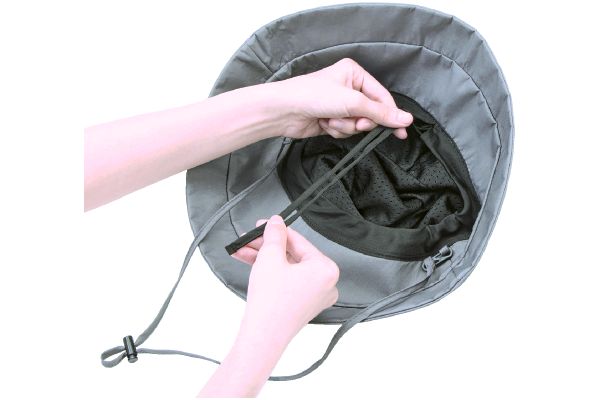 小顔魅せ目深にかぶれるＵＶ帽子