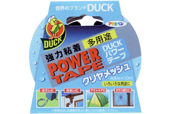 【ネット限定】[アサヒペン]パワーテープ　（クリヤメッシュ）