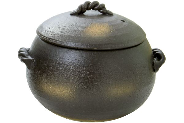 [萬古焼]耐熱みすずのごはん鍋