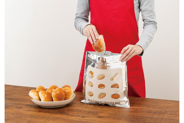 冷凍保存袋各種パン用