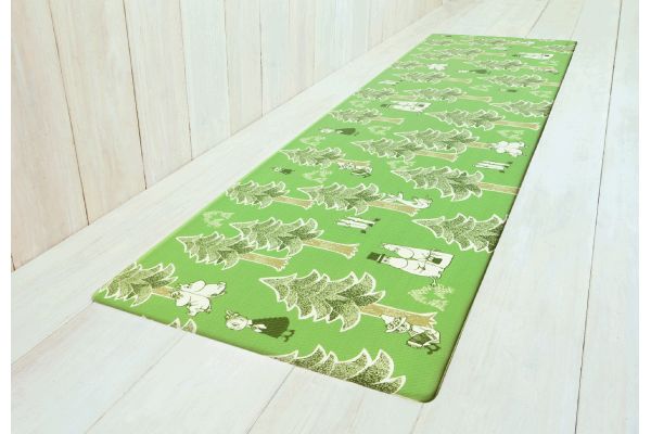 【ネット限定】［ムーミン］拭けるキッチンマット　　180cm　プート