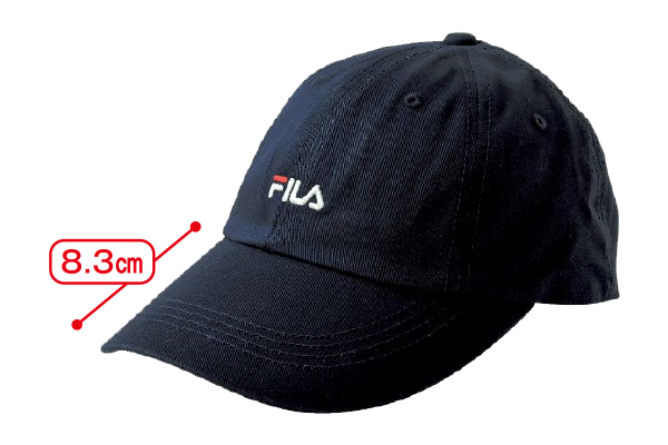 ＦＩＬＡ　つば広キャップ ネイビー
