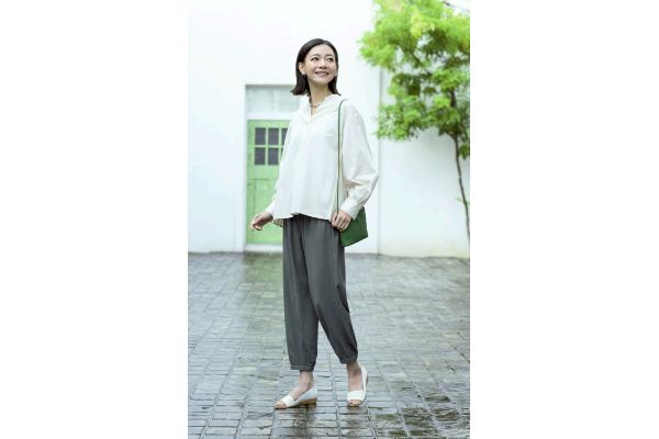 ゆるさらモンペ風パンツ