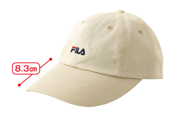ＦＩＬＡ　つば広キャップ ベージュ