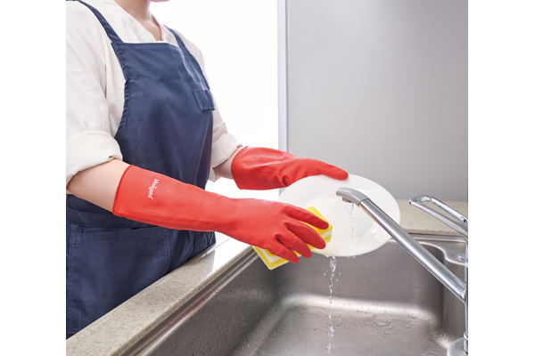 天然ゴム手袋マリーゴールドハピネス