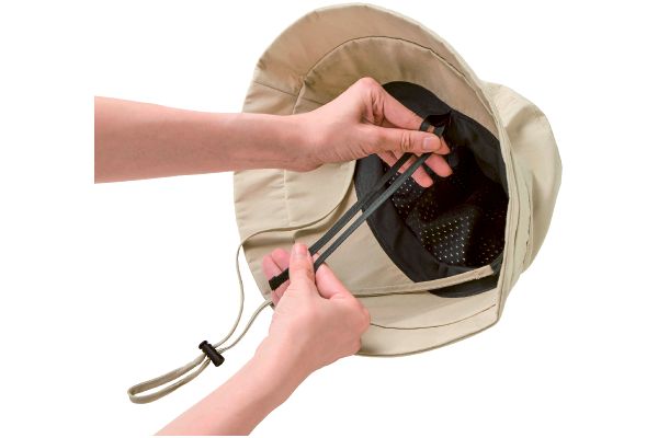 小顔魅せ目深にかぶれるＵＶ帽子