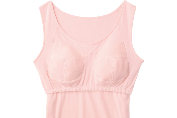 綿１００％快適ブラタンクトップ