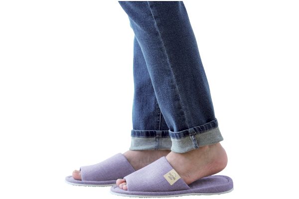 洗える足うらさらりスリッパ　クアトロ