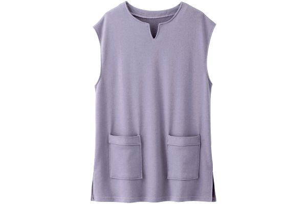 やわらかおしゃれベスト Ｍラベンダーモーブ