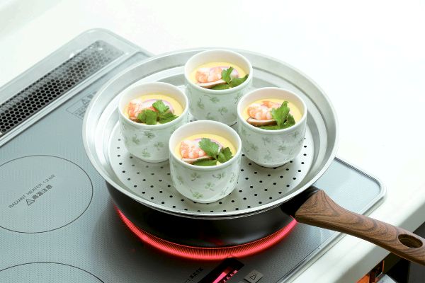 四季彩　26・28ｃｍ対応　フライパンスチーマー