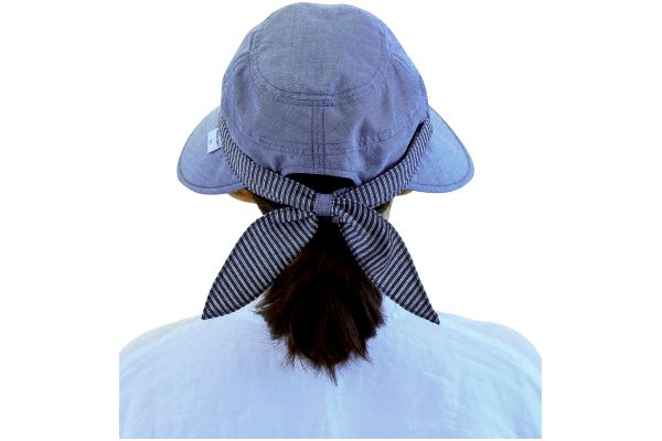 marie claire bis　ストライプジョッキーハット