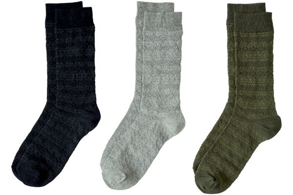 肌コットンメンズデザインソックス