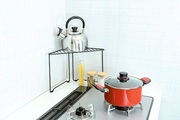 コンロ奥活用らくラック