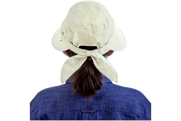 marie claire bis　ストライプジョッキーハット