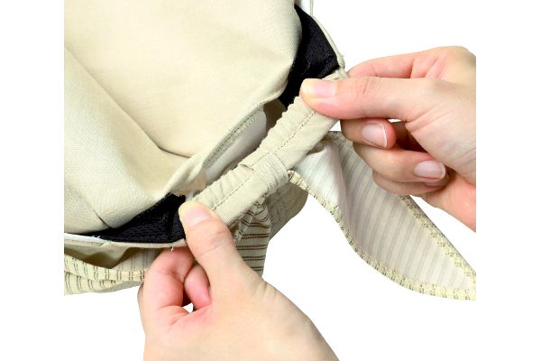 marie claire bis　ストライプジョッキーハット