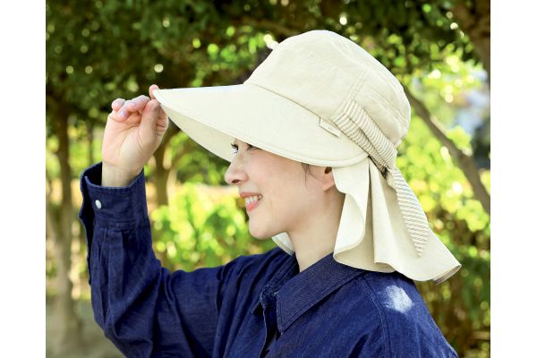 marie claire bis　ストライプジョッキーハット