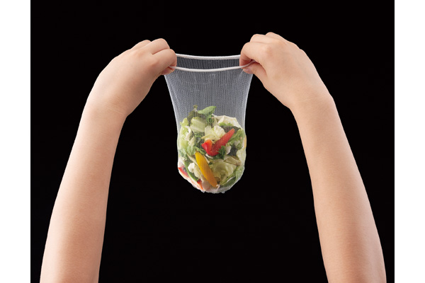 ストッキングタイプ水切り袋２重底タイプ（100枚入）