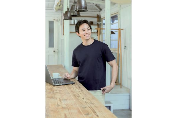 インド綿半袖Ｔシャツメンズ