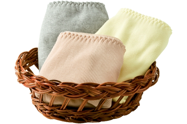 綿１００％深ばきリブ編ショーツ