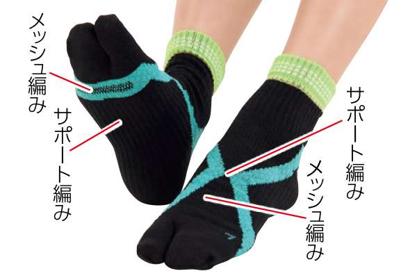 ウォーキングッド！足袋ソックス