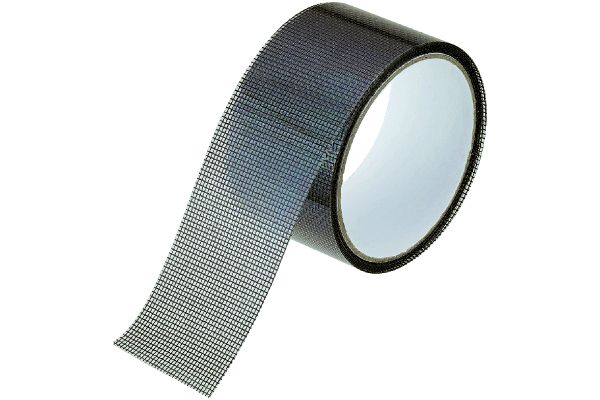 貼るだけ簡単！網戸補修テープ ブラック