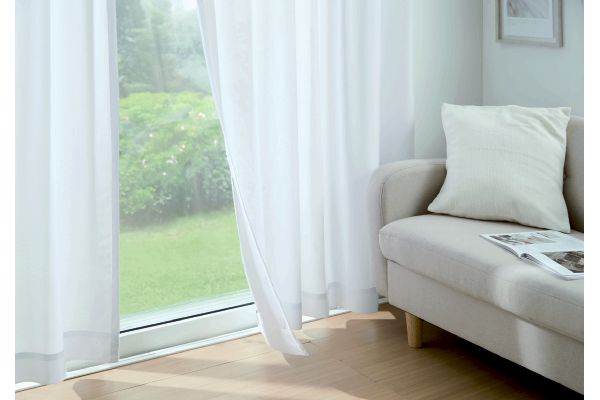 遮熱・ＵＶカットミラーレースカーテン （２枚組）１００×１７６ｃｍ