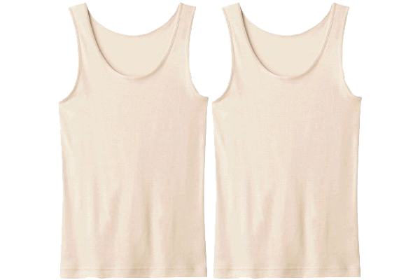 グンゼ　肌を想う綿１００％　タンクトップ （2枚組）Ｍペールベージュ