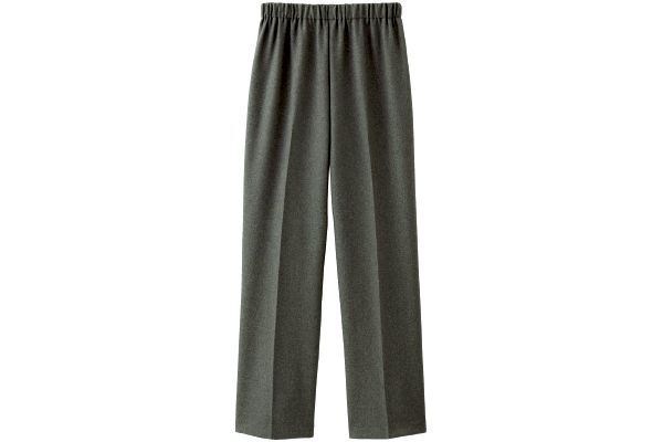 洗えるお出かけ総ゴムパンツ 股下５５ｃｍ　Ｍグレー