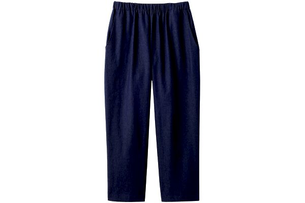 ゆるり楽ちんストレッチデニムパンツ Ｍインディゴ