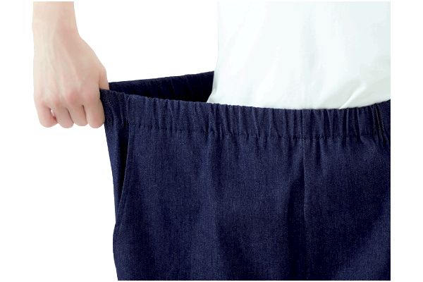 ゆるり楽ちんストレッチデニムパンツ