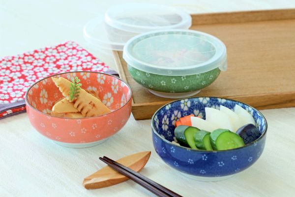 [美濃焼]花づくしノンラップ小鉢