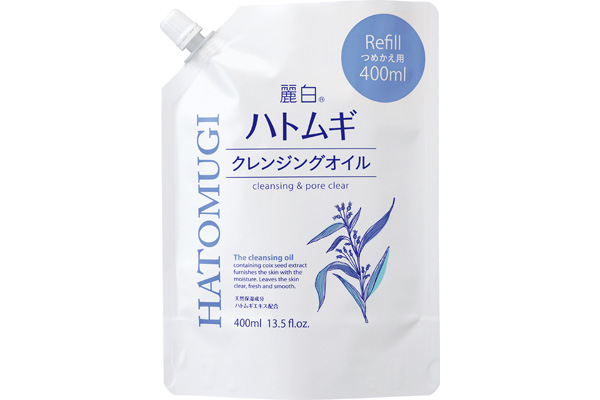 【ネット限定】麗白ハトムギクレンジングＯ詰替４００ｍｌ　　　
