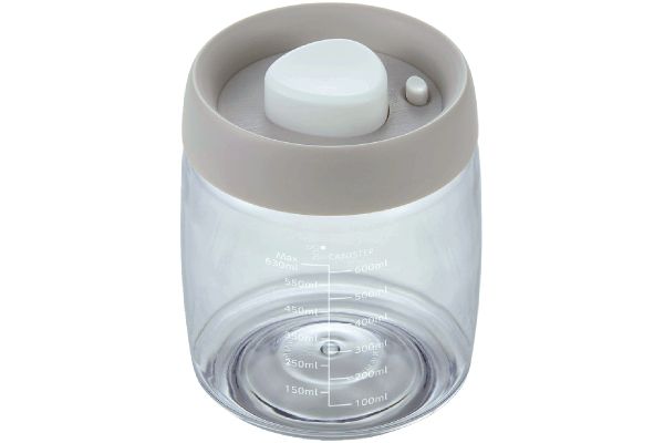 押すだけ簡単真空キャニスター Ｍ　630ml