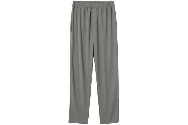 軽くて涼しい裏ハニカムテーパードパンツ Mグレー