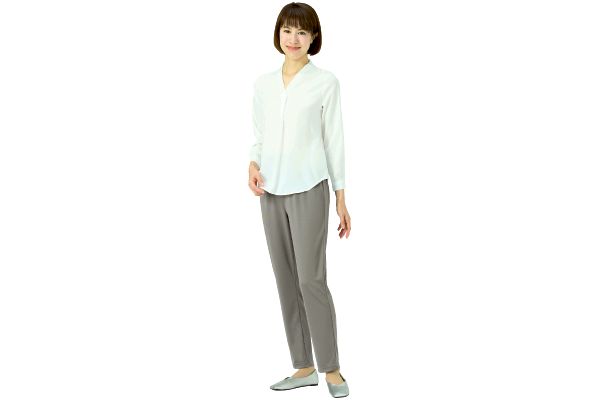 軽くて涼しい裏ハニカムテーパードパンツ