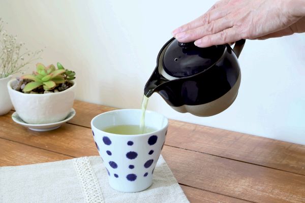 塗分けネイビーポット