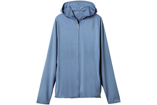 さらさらエアリーＵＶカットパーカー Ｍブルーグレー