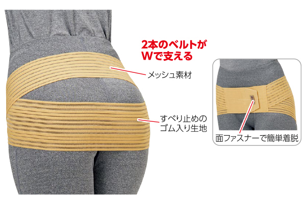 しっかり歩けるウォーキング骨盤ベルト