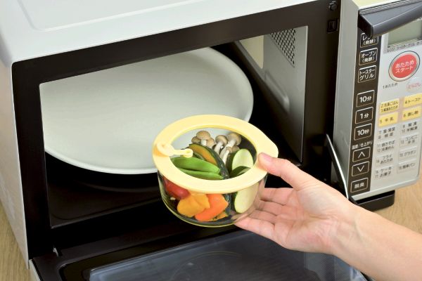 電子レンジ対応ガラス保存容器