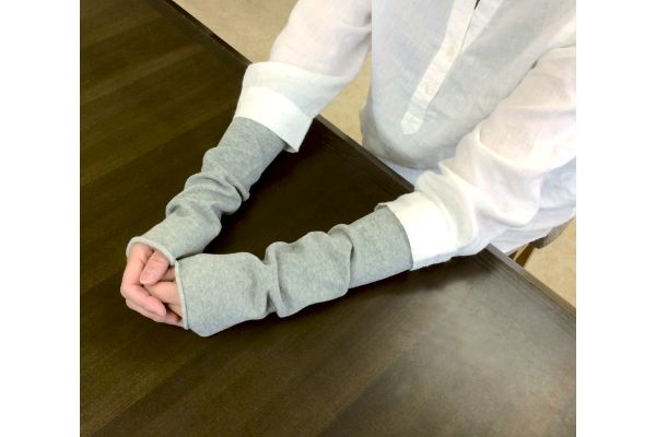 【ネット限定】匠の技こだわり　綿のレッグウォーマー　（1組2枚）　グレー
