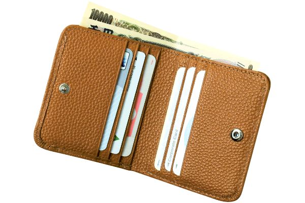 牛革コンパクト財布
