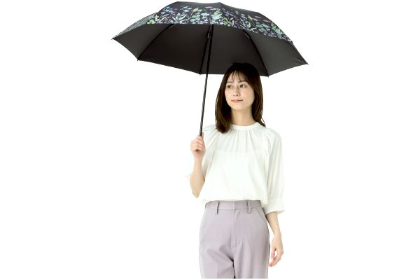 ＵＶ遮熱遮光折傘 ボタニカル