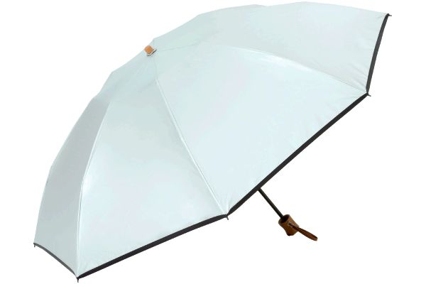 ＵＶ晴雨兼用大きい３つ折傘　６０ｃｍ　シルバー