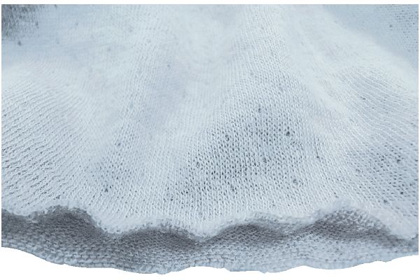 肌にやさしい綿ガーゼカップ付3分袖インナー