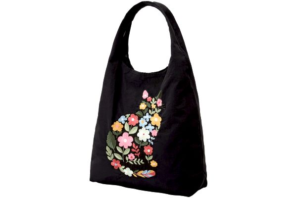サブでも使える刺しゅうエコバッグ