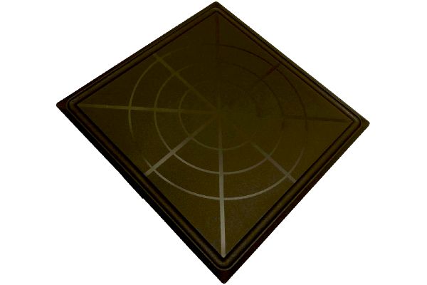 【ネット限定】まないた角　（２４×２４）　ブラウン　