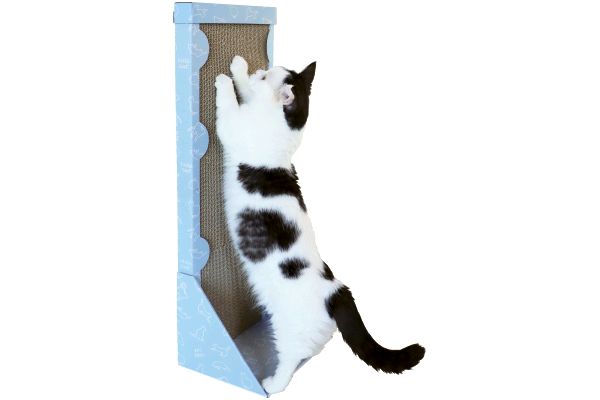 背中のびのび縦型爪とぎ