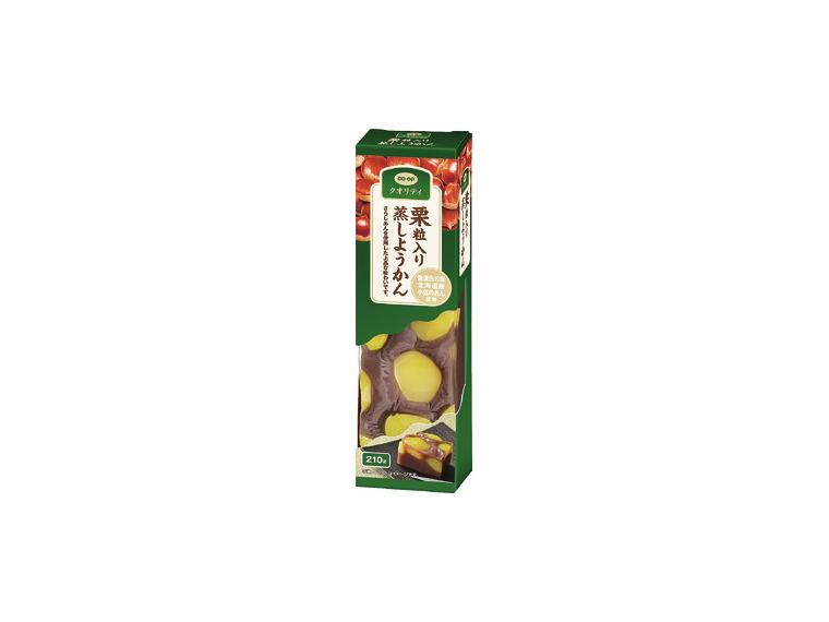 【アウトレット企画】<br>栗粒入り蒸しようかん