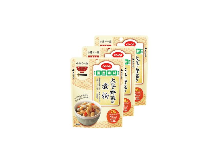 【アウトレット】大豆と野菜の煮物（北海道産大豆使用）